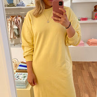 Yellow Sweater Dress