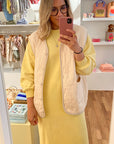 Yellow Sweater Dress