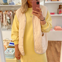 Yellow Sweater Dress