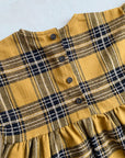 Ochre checked dress