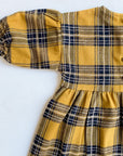 Ochre checked dress