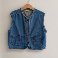 Denim waistcoat