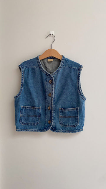 Denim waistcoat