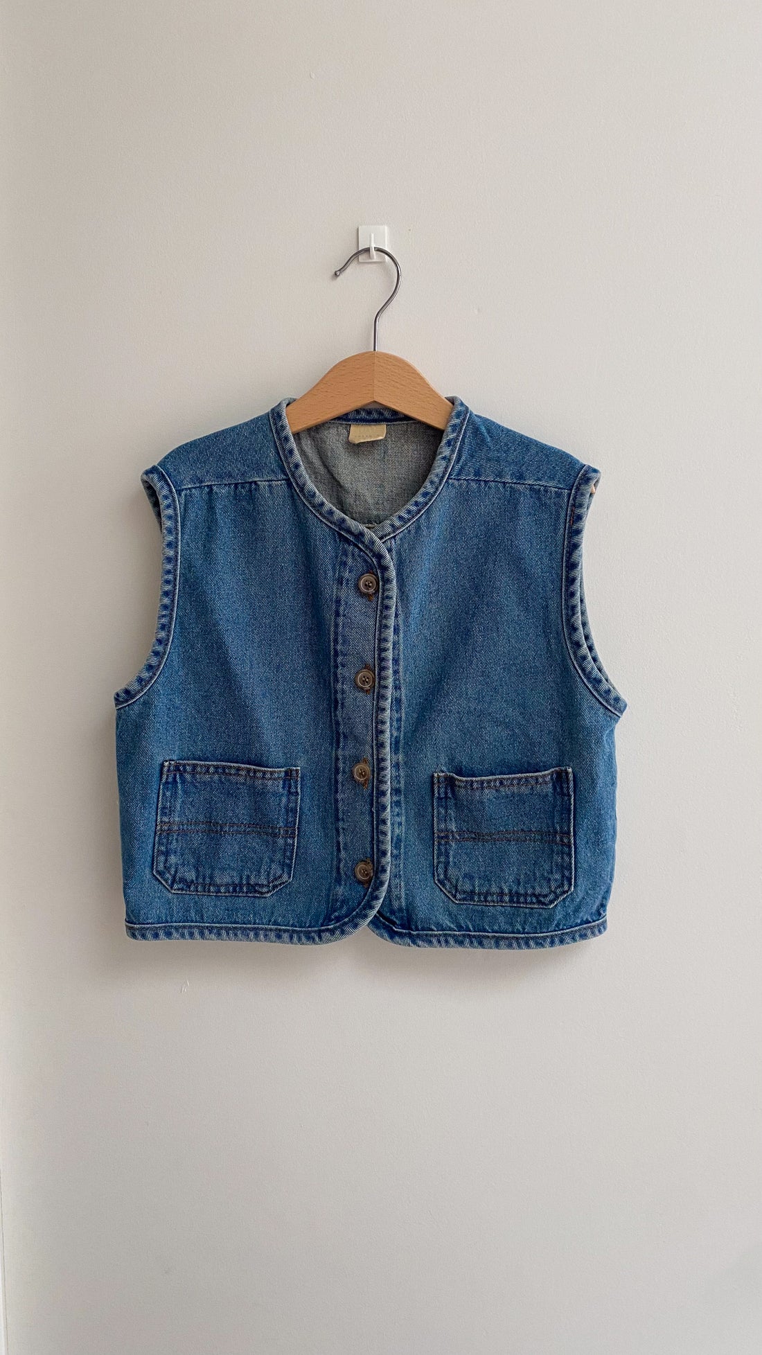 Denim waistcoat