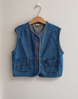 Denim waistcoat