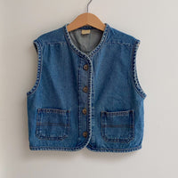 Denim waistcoat