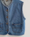 Denim waistcoat