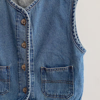 Denim waistcoat