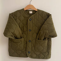 Padded jacket khaki