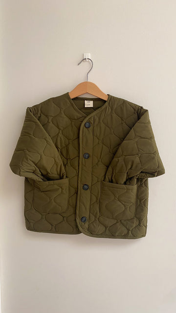 Padded jacket khaki