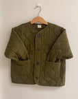 Padded jacket khaki