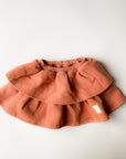 Fleece volant skirt