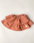 Fleece volant skirt