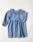 Frill Denim dress