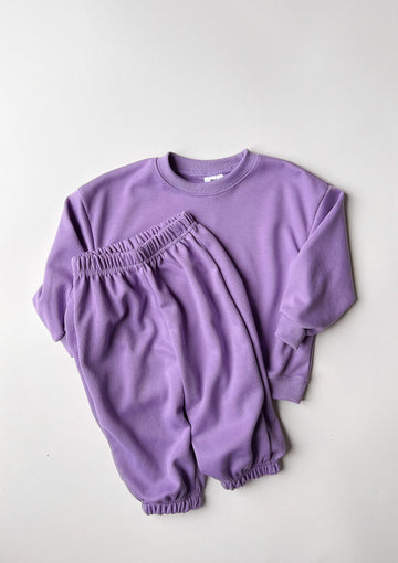 Muzi sweater set purple