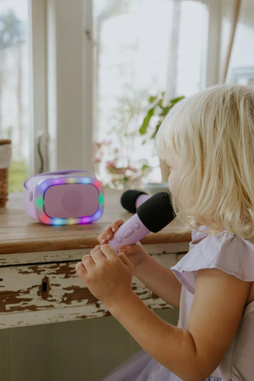 Kids Karaoke set lila