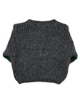 Green stripes knit sweater ( laatste 6y, tailleert als 4/5Y)