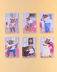 Card game animals big band