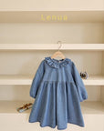 Frill Denim dress