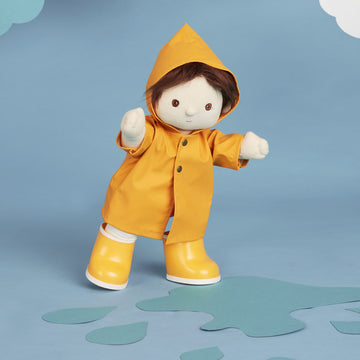 Dinkum doll yellow raincoat
