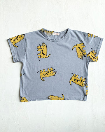 Cheetah blue T-shirt
