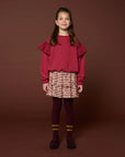 Sweater Ruffles | Garnet