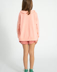 Strawberry collar sweatshirt