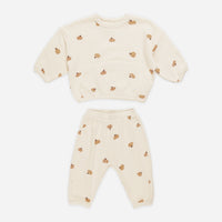 Waffle slouch set pumpkin