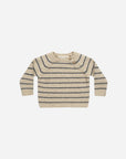 Knit sweater Indigo stripe