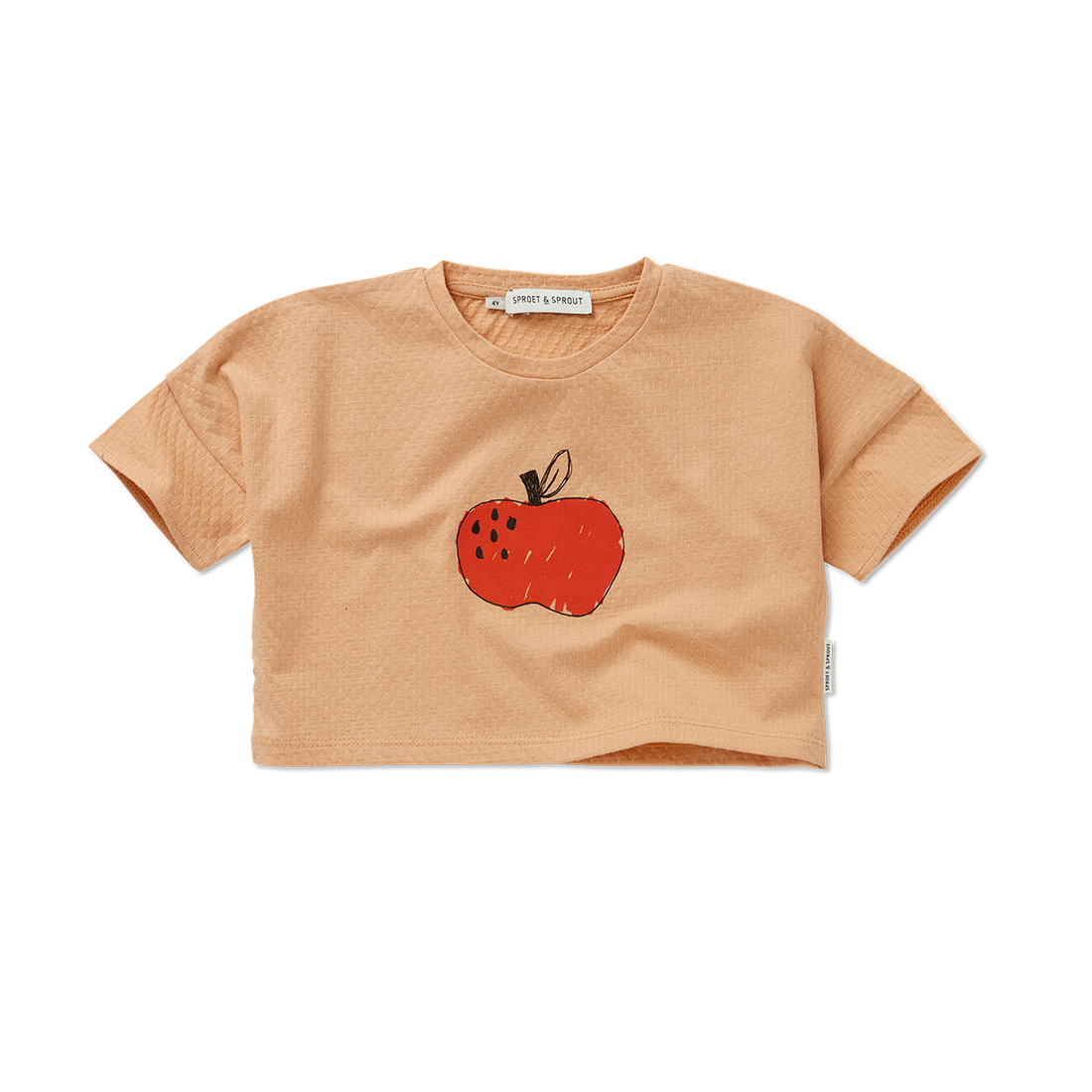 Cropped T-shirt Apple