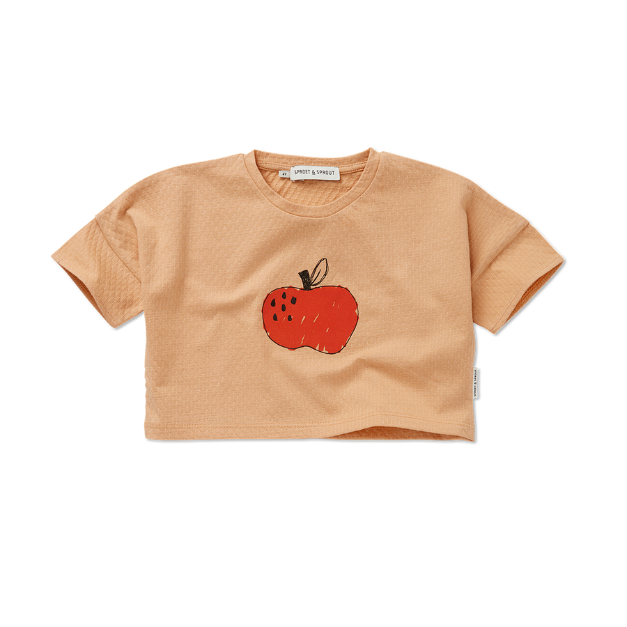 Cropped T-shirt Apple