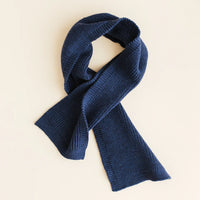 Gustave scarf HVID - blue