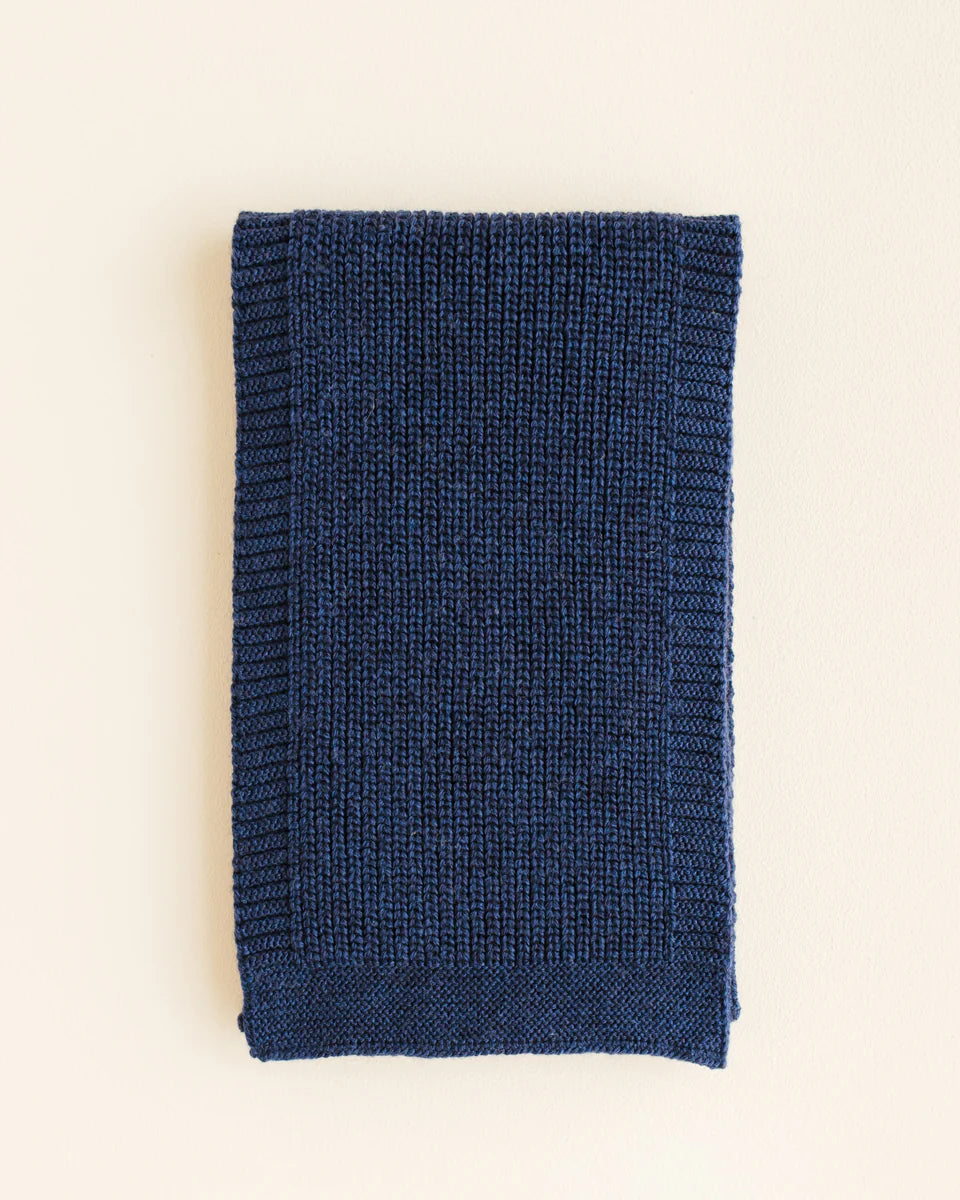 Gustave scarf HVID - blue