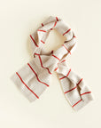 Igor scarf HVID - cream/red