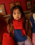 Jacobino scarf HVID - red