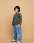 Sweater space cat all over print