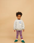 Sweater space cat grey melange