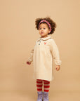 Corduroy dress heart