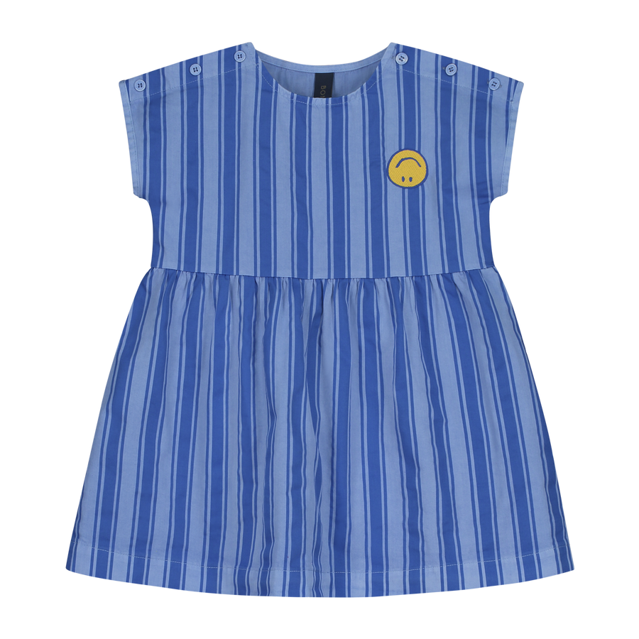 Summer stripe smiley dress