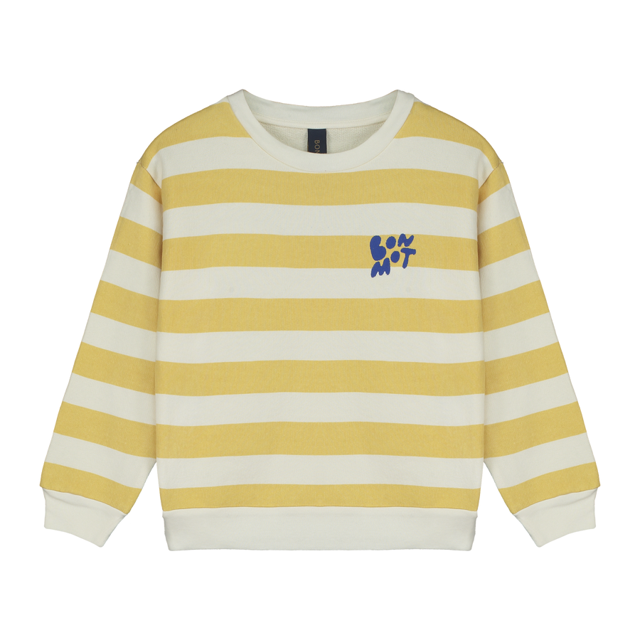 Sweatshirt yellow stripes