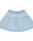 Jeans Ruffle Skirt