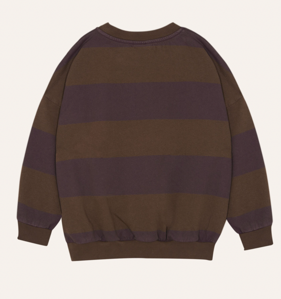 Striped Sweater burgundy