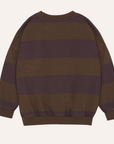 Striped Sweater burgundy