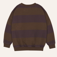 Striped Sweater burgundy