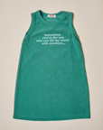 Remember Terry Dress - Green