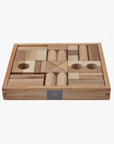 Tray Houten blokjes Naturel 30st