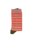 Sock pink/orange stripes