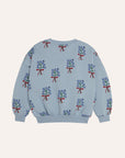 Bouquets Light Blue Sweatshirt