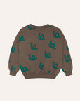 Snakes Brown Sweatshirt