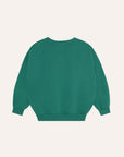 Smiling Face Green Sweatshirt